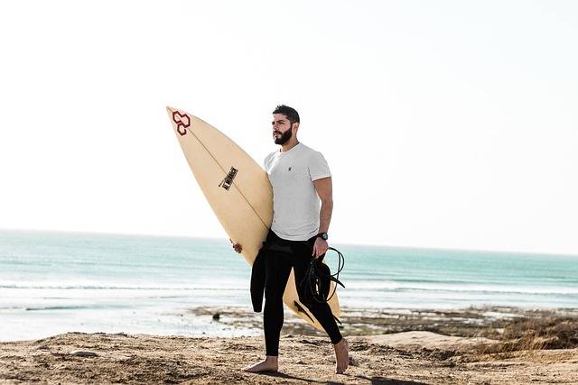 surfer à Penmarc'h