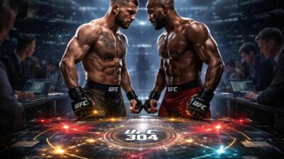 découvrez une analyse détaillée des combattants présents sur la carte ufc 304 et explorez les prédictions pour savoir qui remportera la victoire lors de cet événement spectaculaire.