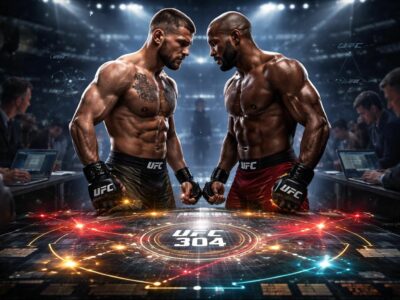 découvrez une analyse détaillée des combattants présents sur la carte ufc 304 et explorez les prédictions pour savoir qui remportera la victoire lors de cet événement spectaculaire.