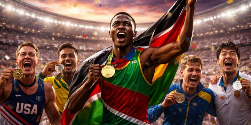 découvrez quelles nations pourraient créer la surprise dans le classement des médailles aux jeux olympiques cette année et suivez les performances des athlètes en compétition.