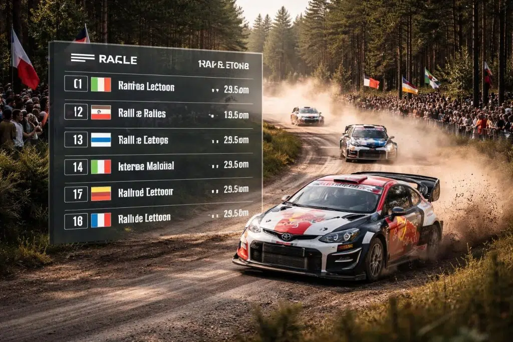découvrez le déroulement du classement du rallye de lettonie et suivez les performances des pilotes internationaux tout au long de la compétition.