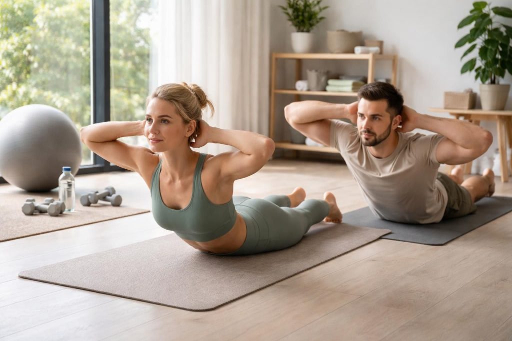 découvrez des exercices simples et efficaces pour renforcer et soulager votre dos, à pratiquer facilement chez vous pour améliorer votre bien-être.