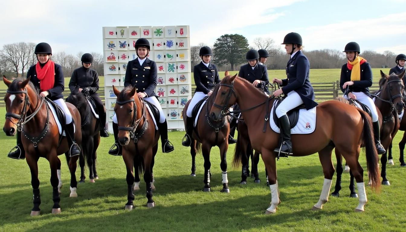 découvrez le calendrier de l’avent équitation, une tradition magique qui ravit les passionnés de chevaux. chaque jour, ouvrez une nouvelle surprise pour célébrer l'amour des équidés et émerveillez-vous avec des accessoires, des gourmandises et des activités équestres. préparez-vous à vivre une expérience inoubliable jusqu'à noël !