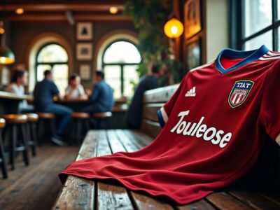 découvrez le maillot du stade toulousain, symbole de passion et d'identité pour les fans de rugby. plus qu'un simple vêtement, il incarne l'héritage et la culture du rugby à toulouse. revêtez votre fierté et soutenez votre équipe avec style.
