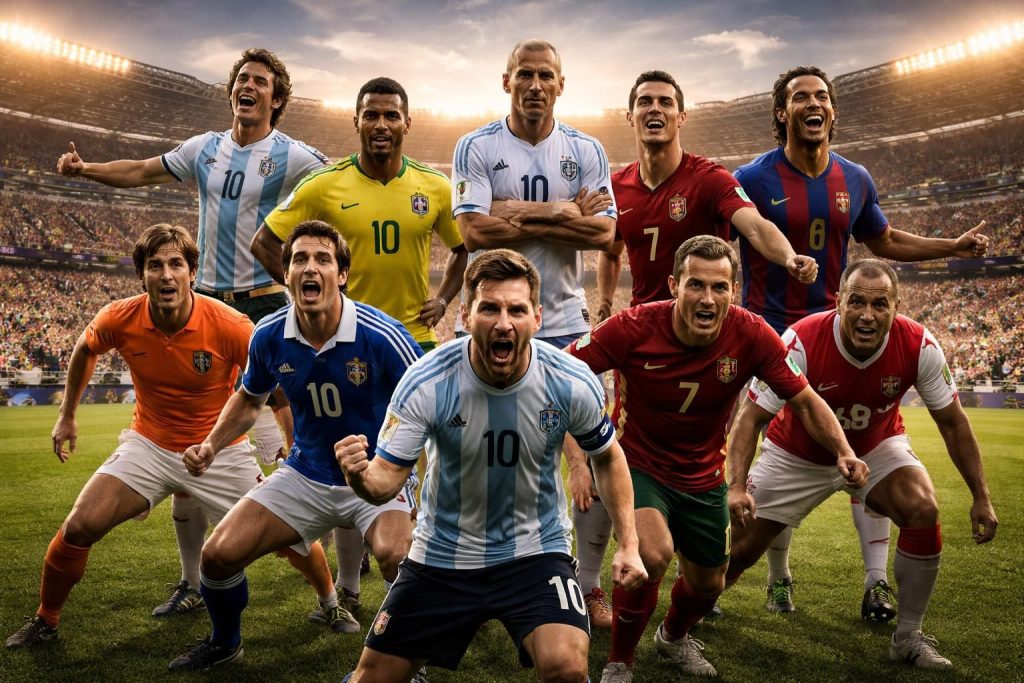 découvrez le classement ultime des 10 meilleurs joueurs de football de tous les temps. un top qui suscitera forcément le débat parmi les fans et passionnés du ballon rond.