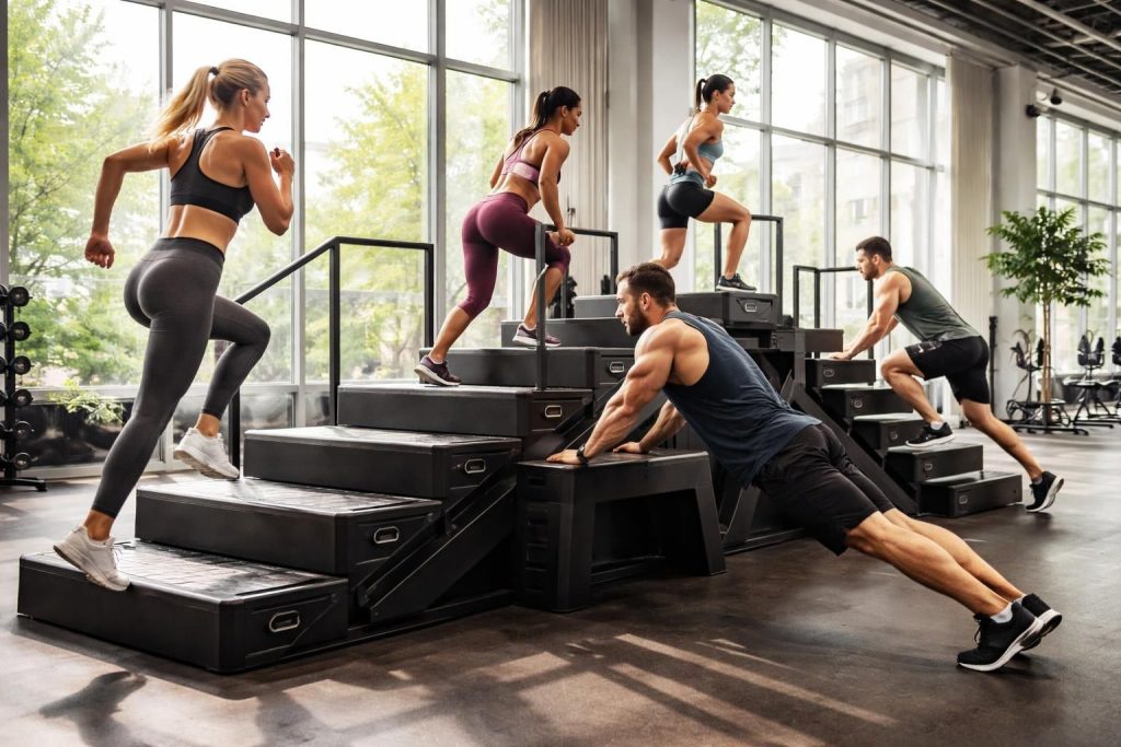 découvrez les meilleurs exercices à faire sur un escalier en salle de sport pour tonifier vos jambes, améliorer votre endurance et brûler des calories efficacement.