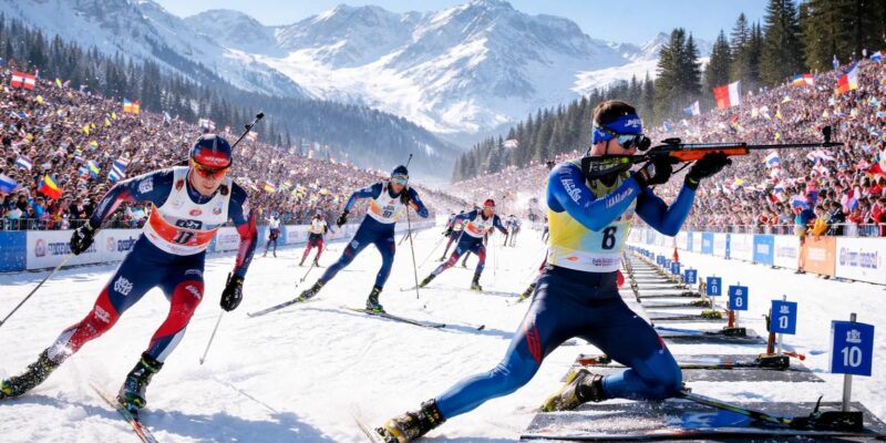revivez les moments forts du biathlon du 10 mars et plongez au cœur de l'excitation de cette compétition intense et palpitante.