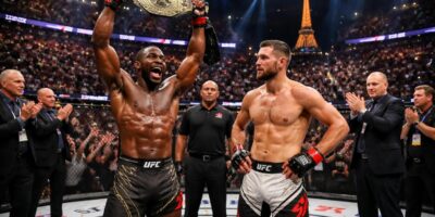 découvrez les résultats de l'ufc à paris et retrouvez tous les gagnants des ceintures lors de cet événement exceptionnel.