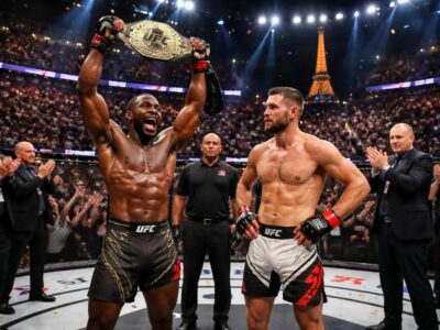 découvrez les résultats de l'ufc à paris et retrouvez tous les gagnants des ceintures lors de cet événement exceptionnel.