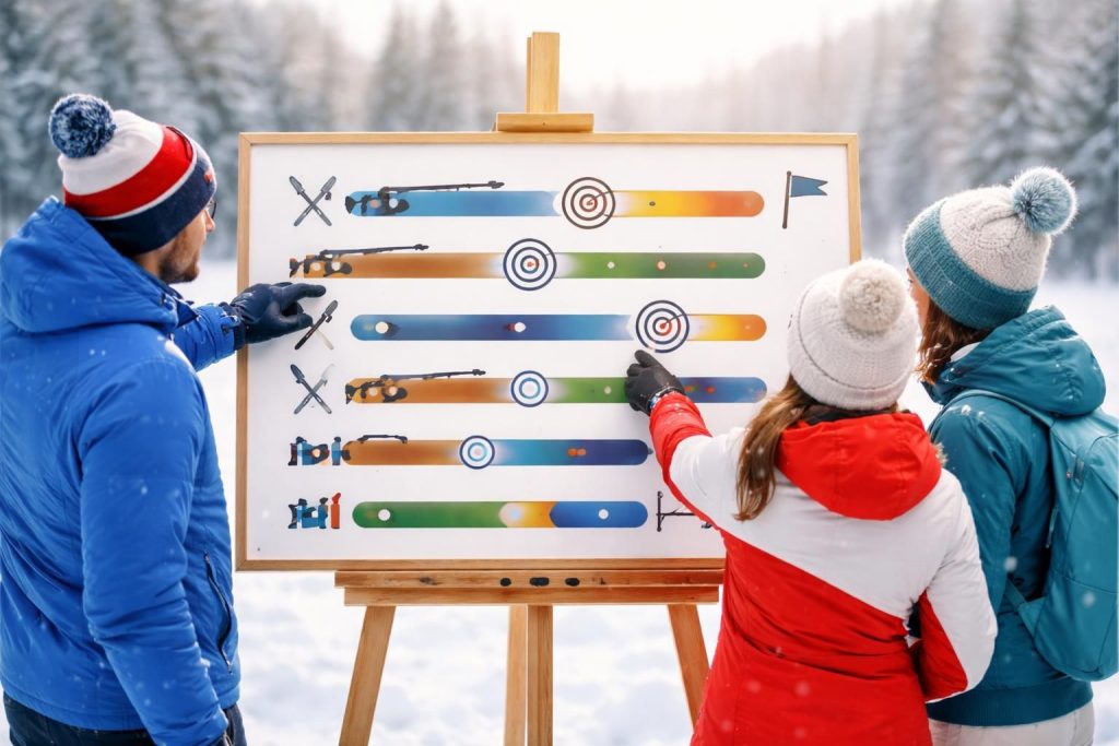 découvrez l'horaire complet du biathlon et suivez vos athlètes préférés en direct grâce à notre guide détaillé et à jour.