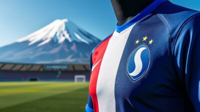 découvrez le maillot iconique de la france lors de la coupe du monde au japon, un véritable symbole de fierté nationale. plongez dans l'histoire du football français et portez les couleurs de votre équipe avec fierté.