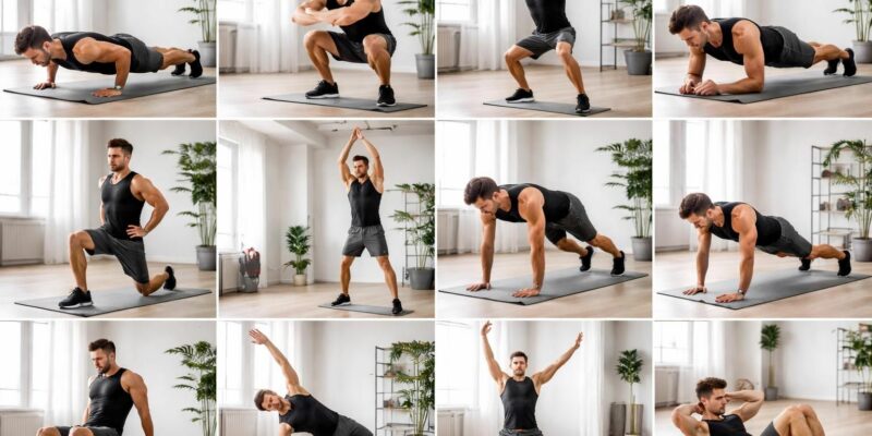 découvrez le top 10 des exercices avec le poids du corps pour renforcer efficacement votre corps, sans matériel et où que vous soyez.