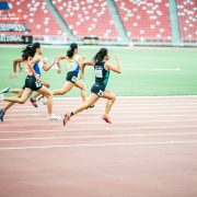 woman running