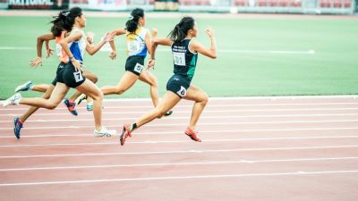 woman running