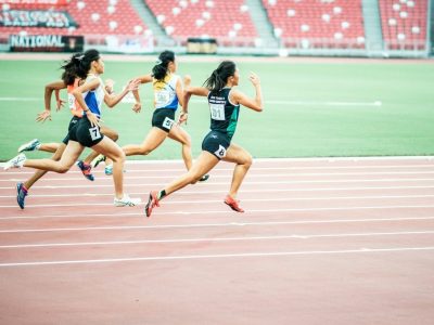 woman running
