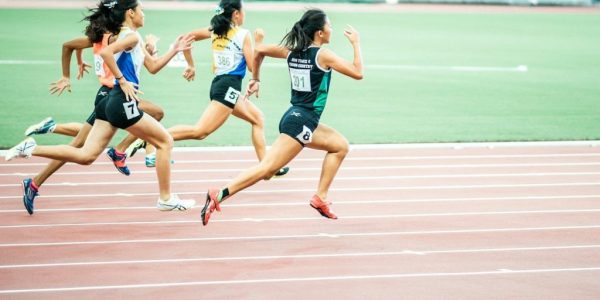 woman running
