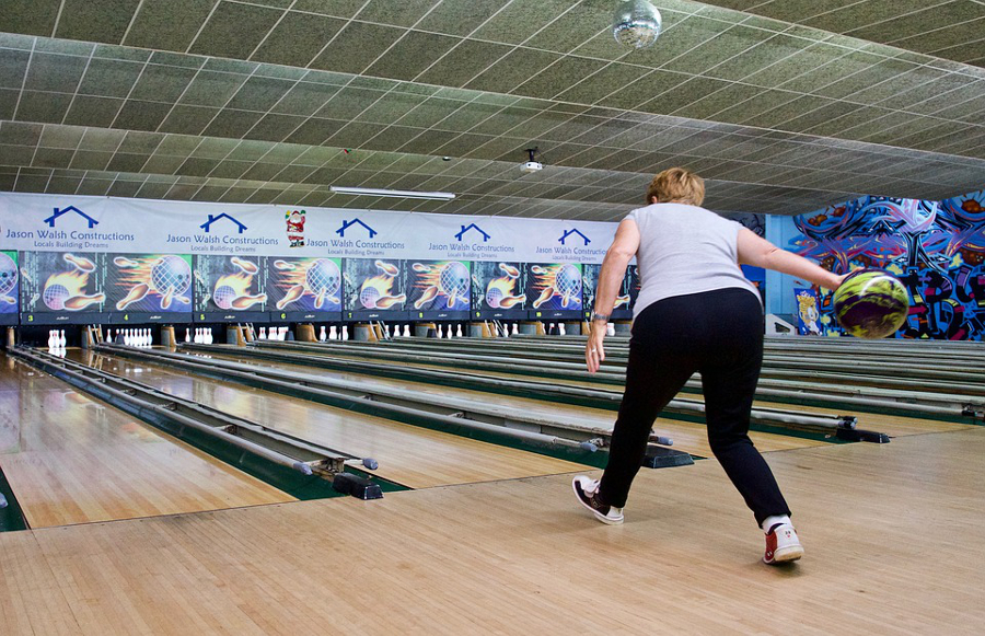 joueur de bowling