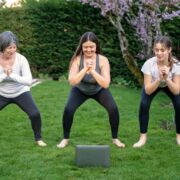 sport dans le jardin