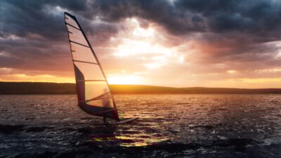 windsurf à Zanzibar