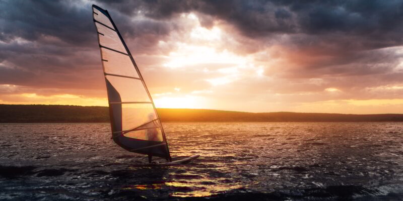 windsurf à Zanzibar
